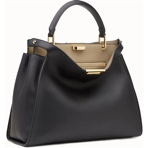 fendi peekaboo black hardware|fendi peekaboo.